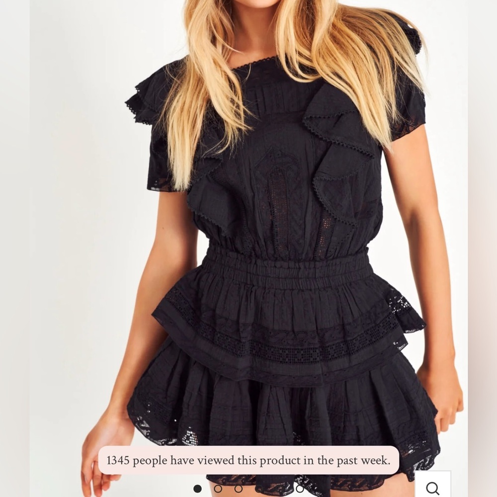 Love Shack Stella Heritage Mini Dress XS P NWOT